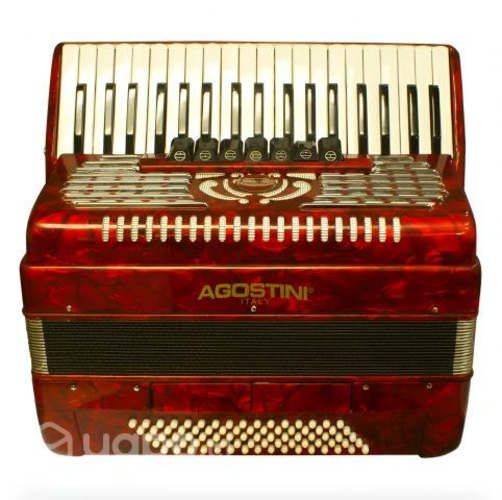 Acordeon 80 Bajos 7+2 Registros Roja Agostini NUEV