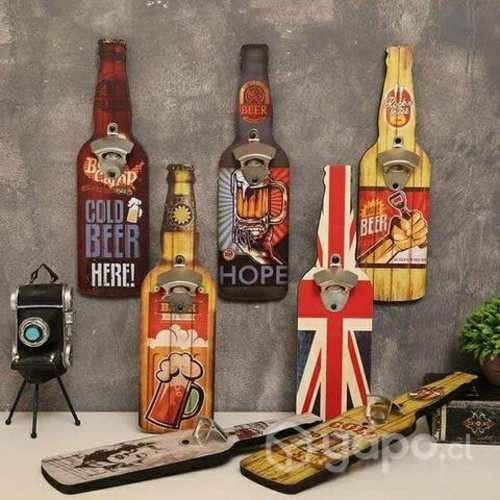 Destapador de pared para botellas