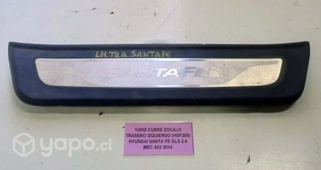 Tapiz Cubre Zocalo Tras Izq (HSF200) Santa Fe GLS