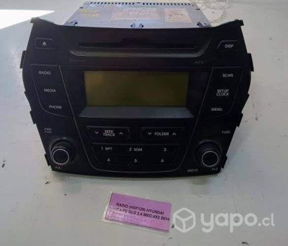 Radio (HSF128) Hyundai Santa Fe GLS 2.4 MEC 4x2