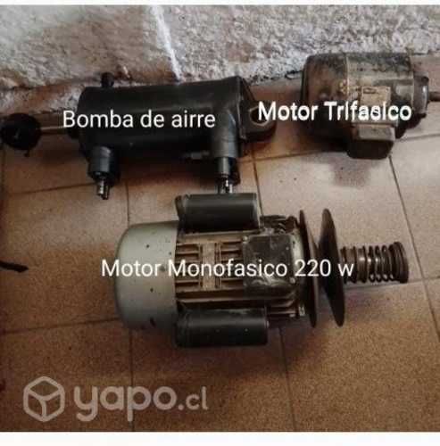 Bomba de aire y motor