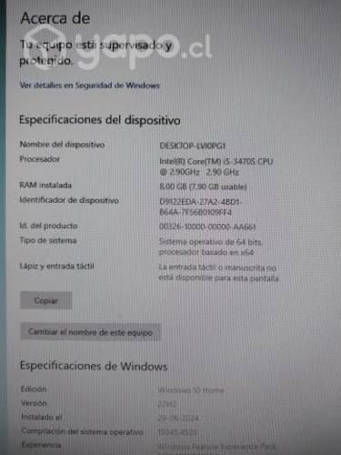 Computador All in One I5 Olidata