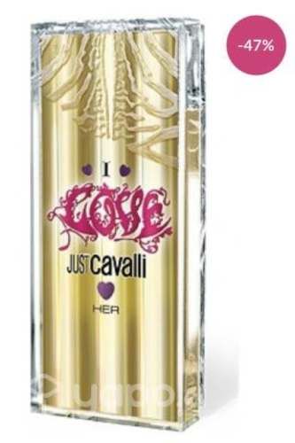 Tester I Love Her Gold de Roberto Cavalli Edt 60 m