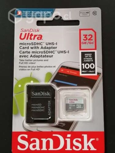Tarjeta de memoria microSD SanDisk 32GB clase10
