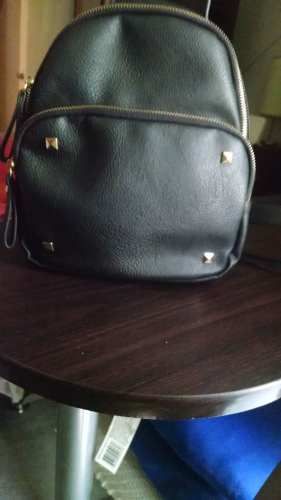 Mochila Cartera Negra, Mujer
