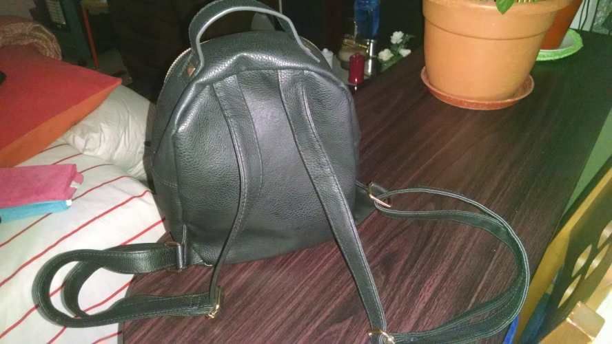 Mochila Cartera Negra, Mujer