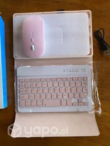 Funda tablet + teclado + mouse