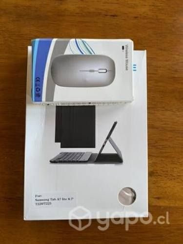 Funda tablet + teclado + mouse