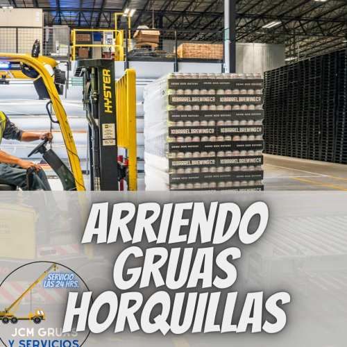 Arriendo de gruas horquillas y camiones plumas