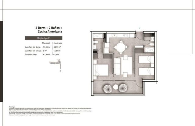 DEPARTAMENTO Avenida del Mar con Cuatro Esquinas