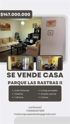 Casa CASA EN VENTA DE 3 DORM. EN TALCA LAS RASTRAS