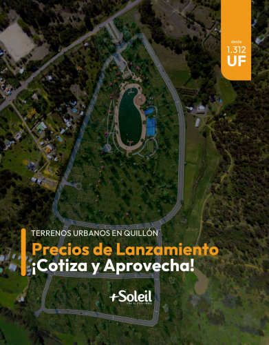 Excelentes sitios urbanos en Quillón