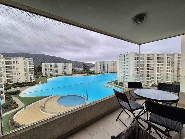 Departamento amoblado 3D2B Papudo Laguna, vista paradisiaca