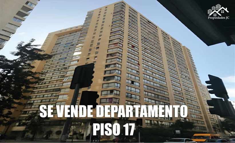 Departamento en Comuna de Santiago Piso 17 Edificio Visión