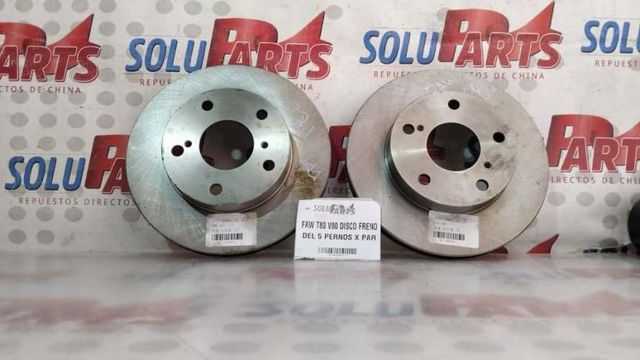 DISCO DE FRENO DELANTERO 5 PERNOS POR PAR PARA FAW V80
