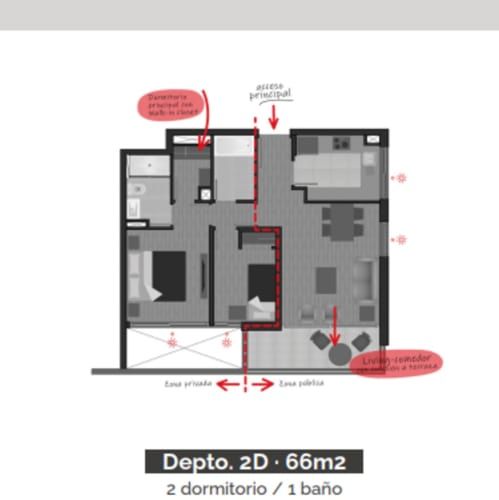 Sin comisión, NUEVO Macul próximo a linea 8 (67575)