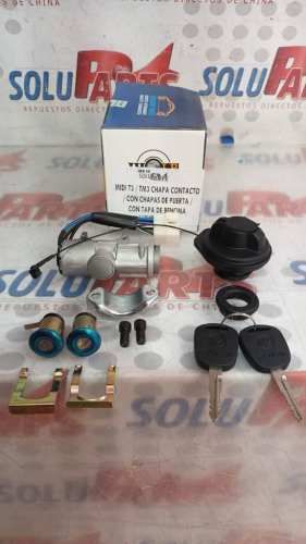 CHAPA DE CONTACTO CON CHAPA DE PUERTA Y TAPA BENCINA PARA MIDI T3