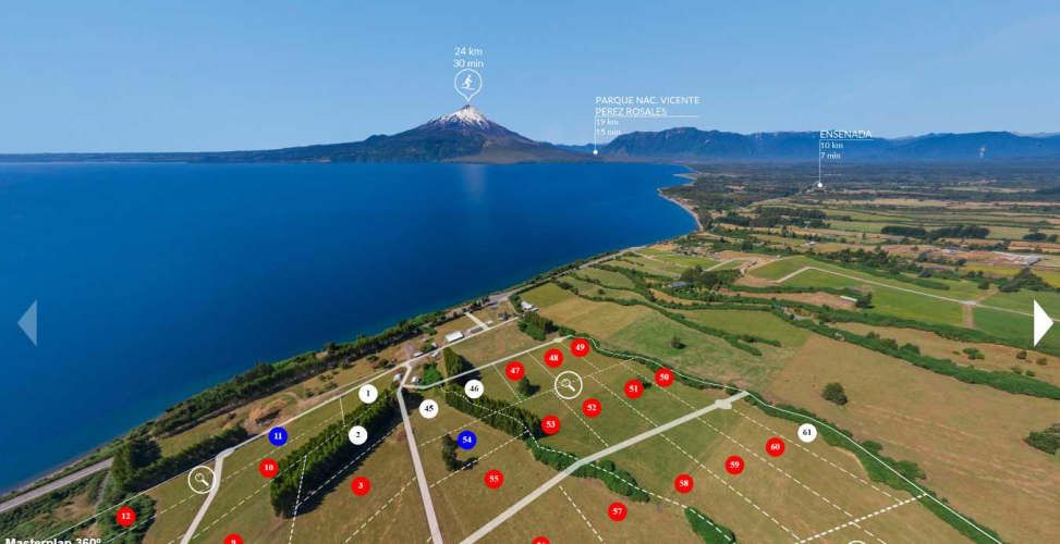 Parcelas vista al lago y volcan Puerto Varas (71041)