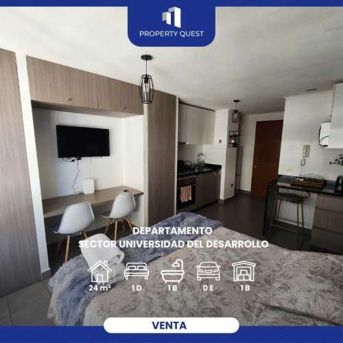 VENTA DEPTO ESTUDIO AMOBLADO (72623)