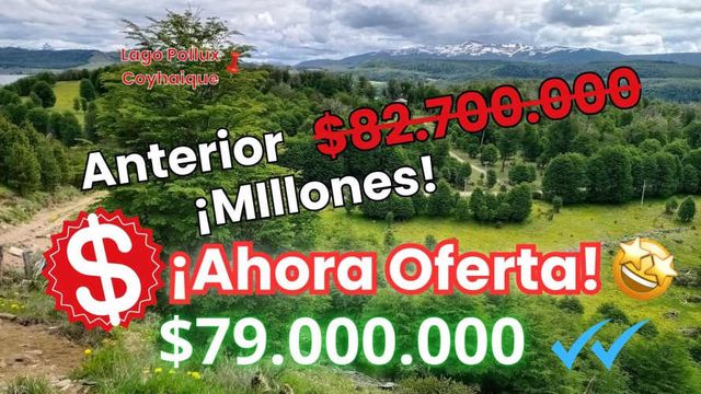 Venta de Terreno en Lago Pólux, Coyhaique (72941)