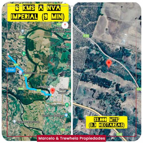 VENDO TERRENO INDIGENA, 3.3 HECTAREAS, COMUNA DE NUEVA IMPERIAL. CODIGO #1011