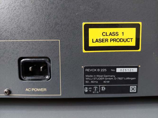 CD Player Revox B225