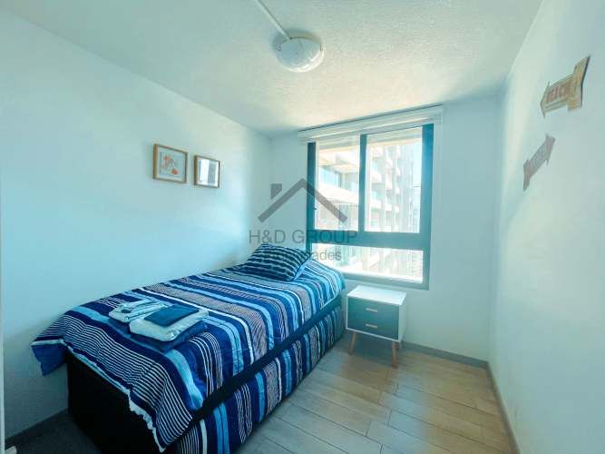 VENTA DE ACOGEDOR DEPARTAMENTO UBICADO EN COSTA DE MONTEMAR 2 DORMITORIOS 1 BAÑO CON ESTACIONAMIENTO Y BODEGA