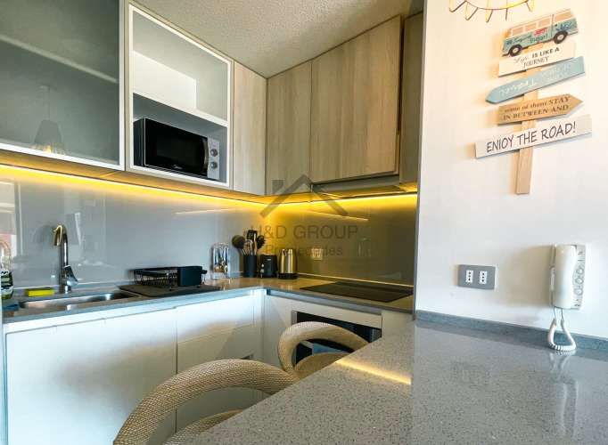 VENTA DE ACOGEDOR DEPARTAMENTO UBICADO EN COSTA DE MONTEMAR 2 DORMITORIOS 1 BAÑO CON ESTACIONAMIENTO Y BODEGA