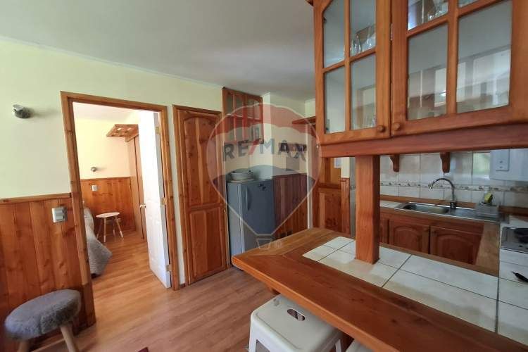 Se vende departamento amoblado 1d/1b/e. pucón
