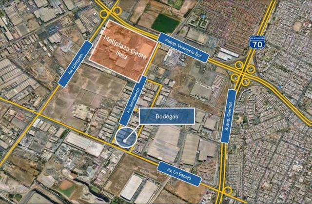 Bodegas Industrial, Cerrilos Av. Lo Espejo