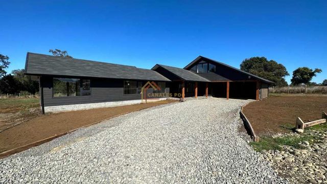 Parcela con Casa Nueva. Sector El Manzanal. Pitrufquén