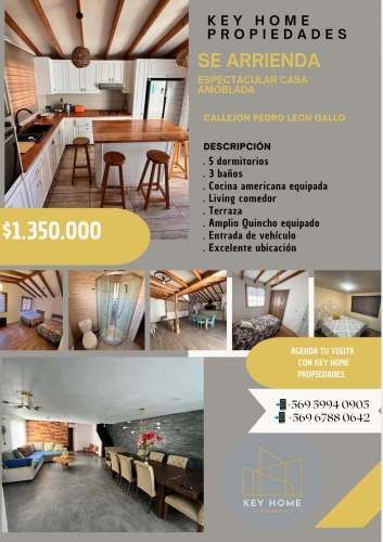 CASA FULL EQUIPADA EN ARRIENDO