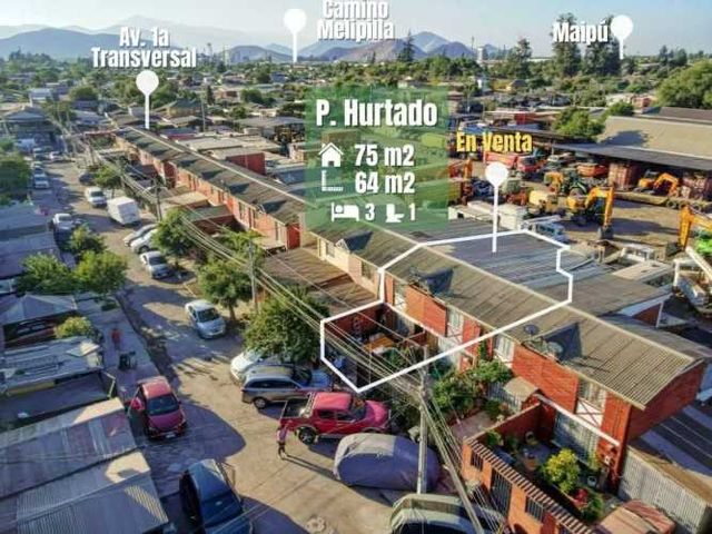 Casa En Venta En Padre Hurtado - Barrio Cerrado Y Tranquilo