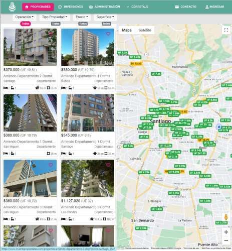Arriendo Estacionamiento - Santiago