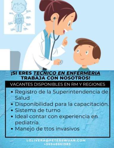 TECNICO EN ENFERMERÍA DOMICILIARIO