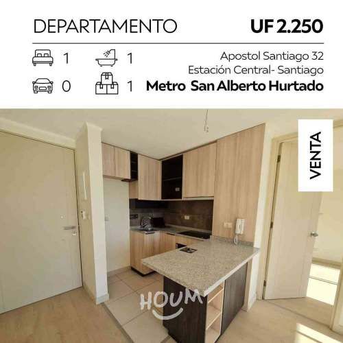 Departamento en Avenida Apóstol Santiago