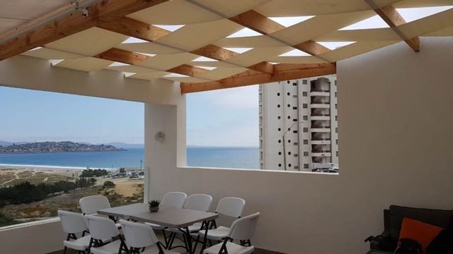 PUERTO VELERO :TRIPLEX para 7 personas TERRAZA PANORAMICA