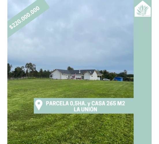 Parcela Con Casa La Unión (0,5ha.) - Rio Sur Corretajes