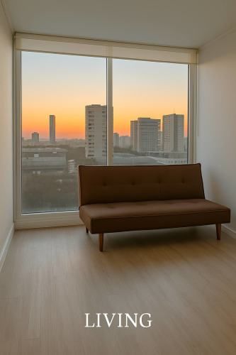 Depto 1D 1B amoblado, full equipado – Metro Lo Ovalle La Cisterna