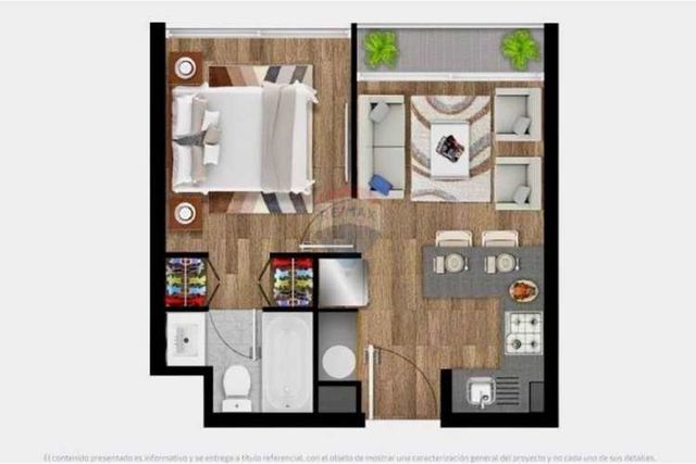 Departamento en venta, nuevo 1 dormitorio 1baño