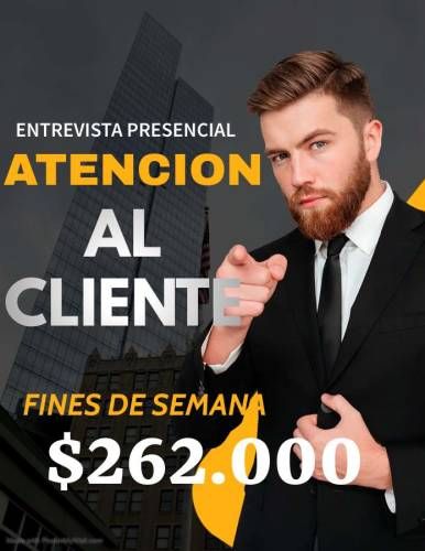 Ejecutivos/as de Atención al Cliente Presencial - Part Time 20 h / Fin de Semana