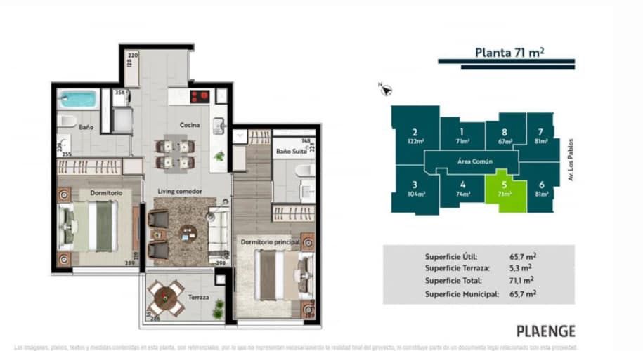 EN VENTA EXCELENTE DEPARTAMENTO SECTOR LOS PABLOS