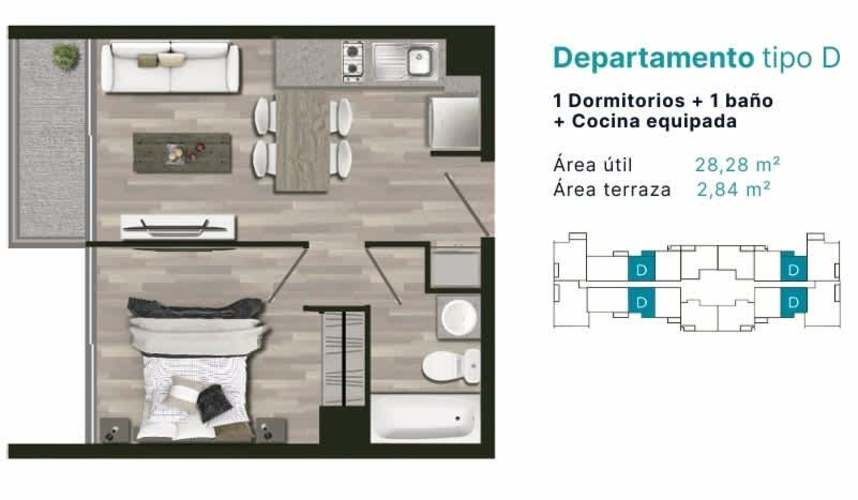 DEPARTAMENTO Edificio Nexus Vespucio, La Cisterna