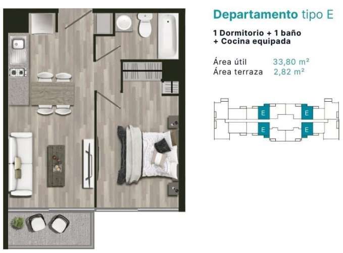 DEPARTAMENTO Edificio Nexus Vespucio, La Cisterna