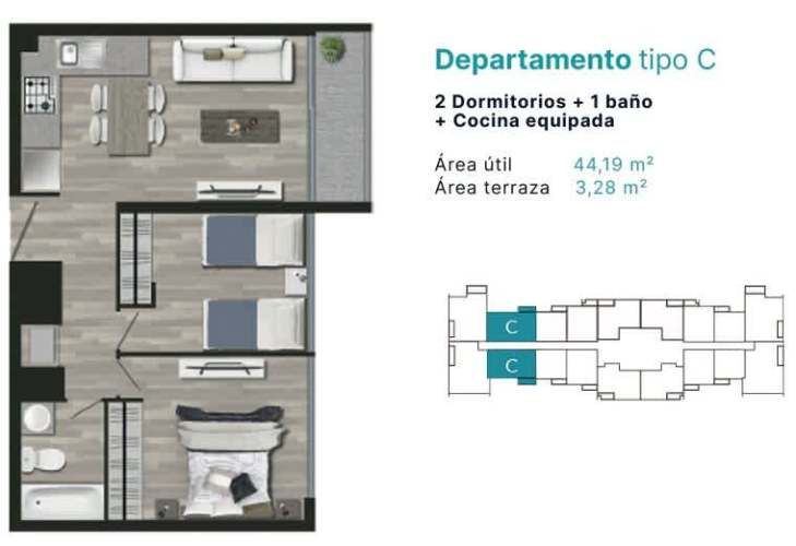 DEPARTAMENTO Edificio Nexus Vespucio, La Cisterna