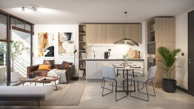 Urban Ñuñoa Mtro Monseñor Eyzaguirre 1D+1B+K entrega futura