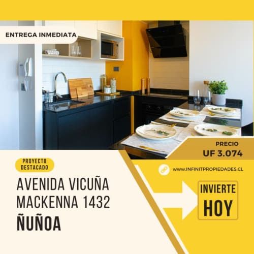 Vicuña Mackenna 1432 MTRO ÑUBLE 1D 1B