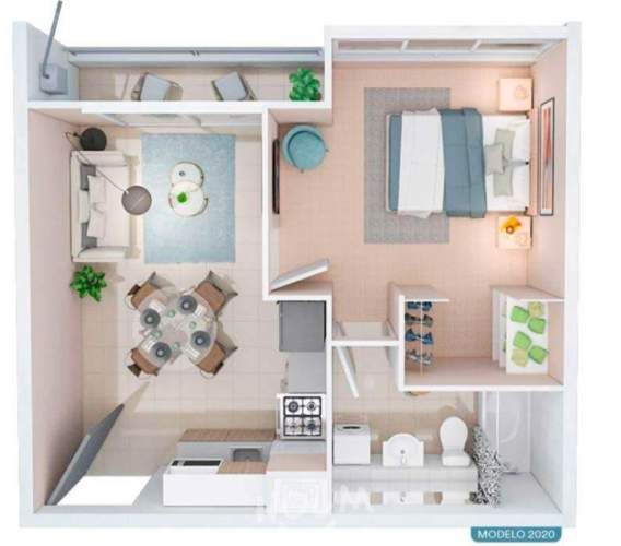 Departamento en Domingo Santa María