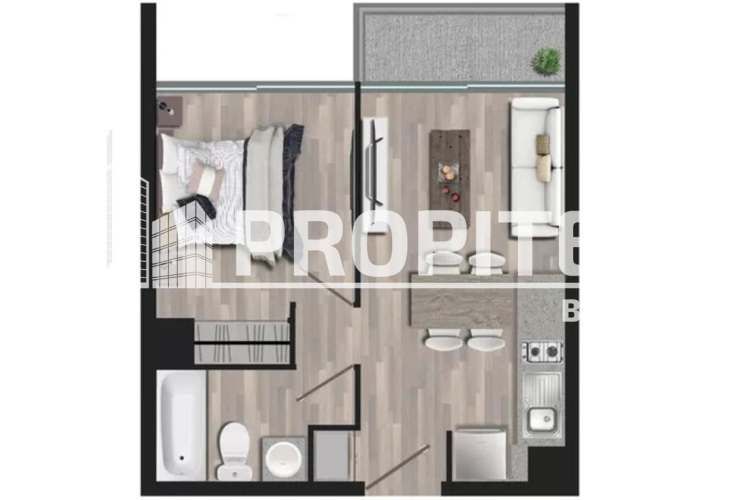 OFERTA 180.000, 1 Hab + 1 B, Piso 4,  LA CISTERNA