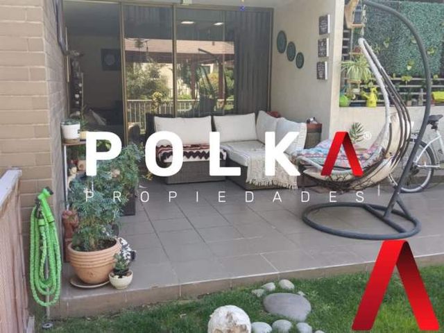 DEPARTAMENTO CON PATIO EN HUECHURABA 2DORMITORIOS+2BAÑOS+1ESTACIONAMIENTO